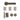 Deanta - Deanta - Olympia Complete Door Pack - Bathroom Door - 3" Hinges; #finish_antique-brass
