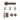 Deanta - Deanta - Olympia Complete Door Pack - Bathroom Door - 3" Hinges; #finish_antique-brass