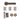 Deanta - Deanta - Olympia Complete Door Pack - Standard UK Lock - 3" Hinges; #finish_antique-brass