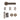 Deanta - Deanta - Olympia Complete Door Pack - Standard UK Lock - 3" Hinges; #finish_antique-brass