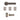 Deanta - Deanta - Olympia Complete Door Pack - Latch Door - 3" Hinges; #finish_matt-satin-black-nickel