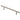 M Marcus - Eurospec - 19mm Straight T Pull Handle - 225mm CTC; #finish_satin-stainless-steel