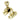 Prima Hardware - Brighton Fastener - Acorn London Style - 49mm x 22mm; #finish_polished-brass