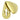 Prima Hardware - Pear Drop Covered Escutcheon - 44m x 27mm - Standard Key; #finish_polished-brass
