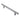 M Marcus - Eurospec - 25mm dia. T Pull Handle - 300mm CTC; #finish_satin-stainless-steel