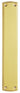 M Marcus - Carlisle Brass - Ornate Finger Plate - 382mm x 65mm; #finish_polished-brass