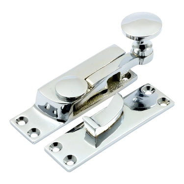 Prima Hardware - Quadrant Sash Window Fastener - 70mm x 20mm; #finish_polished-chrome