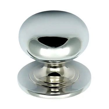 Prima Hardware - Victorian Solid Cupboard Knob - 32mm dia; #finish_polished-chrome