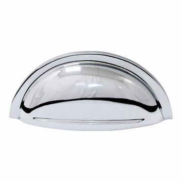 Prima Hardware - Concealed Hooded Cupboard Pull Handle - 90mm x 45mm; #finish_polished-chrome