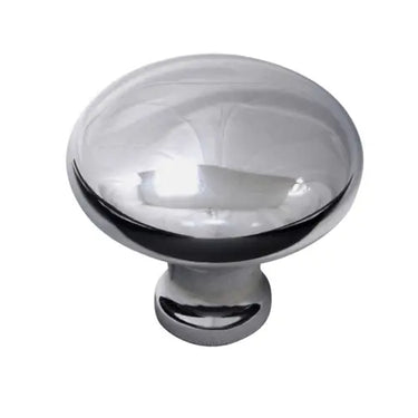Prima Hardware - Bun Cupboard Knob - 32mm dia; #finish_polished-chrome