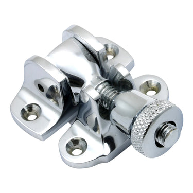 Prima Hardware - Brighton Fastener - Acorn London Style - 49mm x 22mm; #finish_polished-chrome