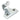 Prima Hardware - Tudor Curled Sash Lift - 50mm x 47mm; #finish_polished-chrome