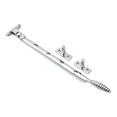 Prima Hardware - Beehive Window Casement Stay - 250mm; #finish_polished-chrome