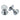 Prima Hardware - Queen Ann Reeded Mortice Knob - Unsprung - Concealed Fix - Pair - 55mm dia; #finish_polished-chrome