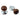 Prima Hardware - Rosewood Mushroom Mortice/Rim Wooden Door Knobs - Unsprung - Pair - 57mm dia; #finish_polished-chrome