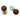 Prima Hardware - Rosewood Reeded Mortice/Rim Wooden Door Knobs - Unsprung - Pair - 54mm dia; #finish_polished-chrome