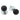 Prima Hardware - Ebony Reeded Mortice/Rim Wooden Door Knobs - Unpsrung - Pair - 54mm dia; #finish_polished-chrome
