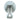 Prima Hardware - Queen Anne Reeded Cupboard Knob - No Rose  - Solid - 32mm dia; #finish_polished-chrome