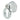 Prima Hardware - Reeded Covered Escutcheon - 40mm x 30mm - Standard Key; #finish_polished-chrome