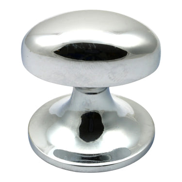 Prima Hardware - Oval Cupboard Knob - 36mm x 22mm; #finish_polished-chrome