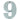 Prima Hardware - Numerals - Face Fix - 89mm - 9; #finish_polished-chrome