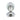 Prima Hardware - Queen Anne Reeded Cupboard Knob - Solid - 25mm dia; #finish_polished-chrome