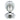 Prima Hardware - Queen Anne Reeded Cupboard Knob - Solid - 32mm dia; #finish_polished-chrome