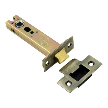 Prima Hardware - Tubular Latch - Heavy Duty - 102mm; #finish_antique-brass