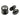 Prima Hardware - Mushroom Mortice Knobs - ½ Sprung - Pair - 60mm dia; #finish_dark-bronze
