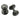 Prima Hardware - Queen Ann Reeded Mortice Door Knobs - ½ Sprung - Pair - 55mm dia; #finish_dark-bronze