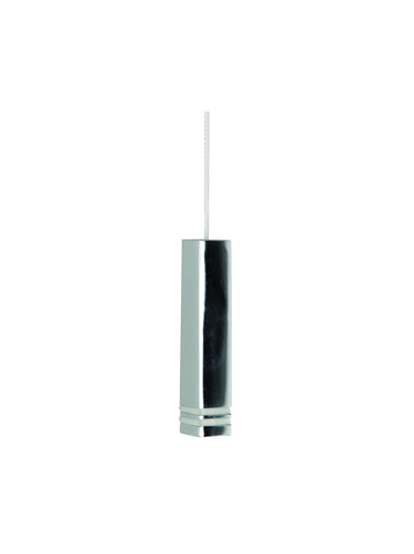 Prima Hardware - Square Cord Pull - 80mm; #finish_polished-chrome