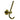 Prima Hardware - Bond Robe Hook - Double; #finish_satin-brass