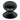 Prima Hardware - Victorian Solid Cupboard Knob - 38mm dia; #finish_matt-black