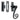 Prima Hardware - Monkey Tail Window Fastener - Reversible - 90mm x 40mm; #finish_matt-black