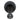 Prima Hardware - Queen Anne Reeded Cupboard Knob - No Rose  - Solid - 38mm dia; #finish_matt-black