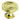 Prima Hardware - Stepped Cupboard Knob - 25mm dia; #finish_polished-brass