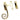 Prima Hardware - Monkey Tail Window Fastener - Reversible - 90mm x 40mm; #finish_polished-brass
