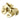 Prima Hardware - Brighton Fastener - Acorn London Style - 49mm x 22mm; #finish_polished-brass