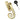 Prima Hardware - Monkey Tail Window Espagnolette - 110mnm x 40mm - Left Hand; #finish_polished-brass