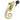 Prima Hardware - Monkey Tail Window Espagnolette - 110mnm x 40mm - Right Hand; #finish_polished-brass