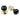 Prima Hardware - Ebony Mushroom Mortice/Rim Wooden Door Knobs - Unpsrung - Pair - 57mm dia; #finish_polished-brass