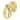 Prima Hardware - Reeded Covered Escutcheon - 40mm x 30mm - Standard Key; #finish_polished-brass