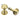 Prima Hardware - Queen Anne Reeded Rim Knob - Unsprung - Pair - 53mm dia; #finish_polished-brass