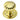 Prima Hardware - Peel Centre Door Knob - 80mm dia; #finish_polished-brass