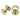 Prima Hardware - Mushroom Mortice Knobs - ½ Sprung - Pair - 50mm dia; #finish_polished-brass