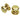 Prima Hardware - Mushroom Mortice Knobs - ½ Sprung - Pair - 64mm dia; #finish_polished-brass
