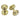 Prima Hardware - Queen Ann Reeded Mortice Door Knobs - ½ Sprung - Pair - 55mm dia; #finish_polished-brass