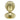 Prima Hardware - Queen Anne Reeded Cupboard Knob - Solid - 32mm dia; #finish_polished-brass