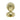 Prima Hardware - Queen Anne Reeded Cupboard Knob - Solid - 38mm dia; #finish_polished-brass