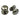 Prima Hardware - Mushroom Mortice Knobs - ½ Sprung - Pair - 60mm dia; #finish_pewter